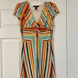 Laundry Multicolored Striped Dress Size 12